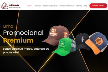 site-uzi-bones-01 Criação de Sites